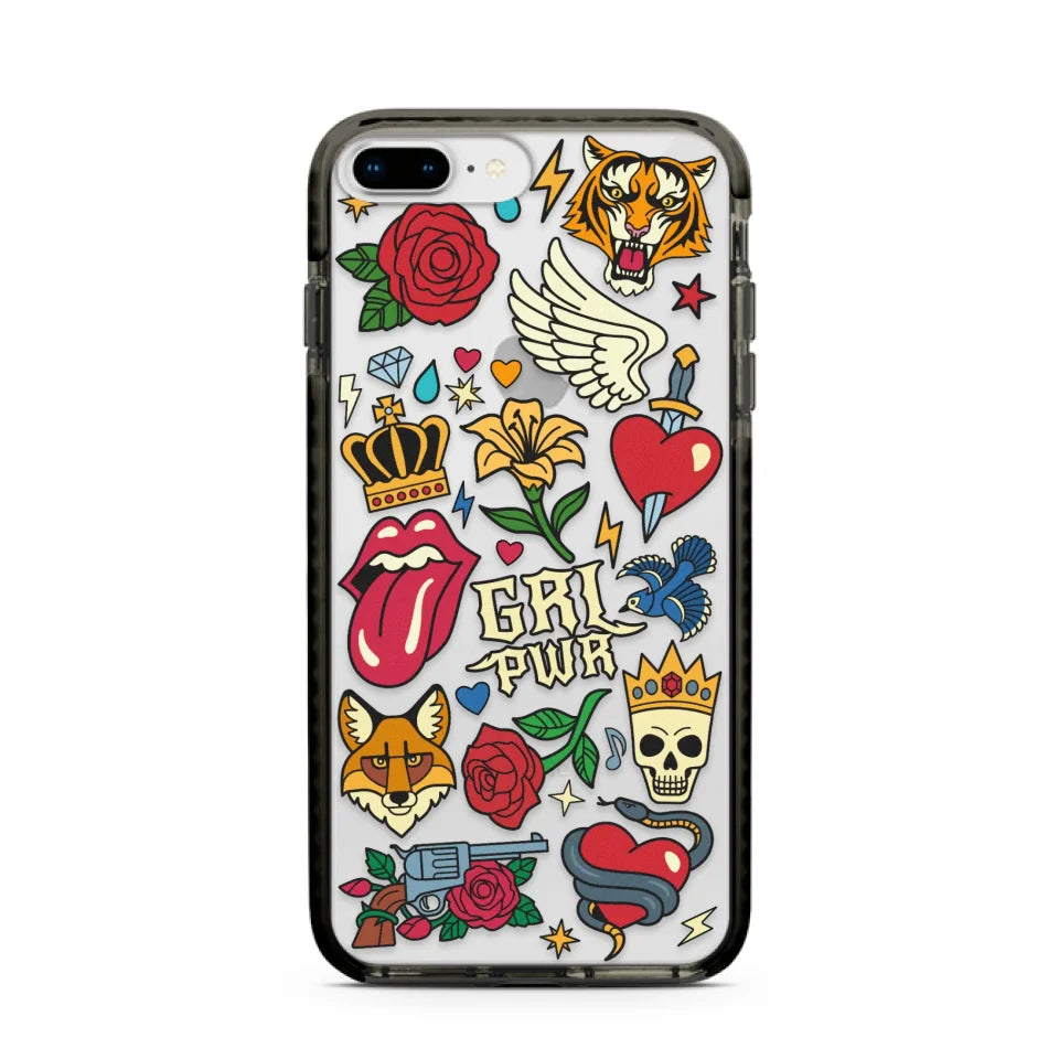 iPhone 8+ Impact Case Black