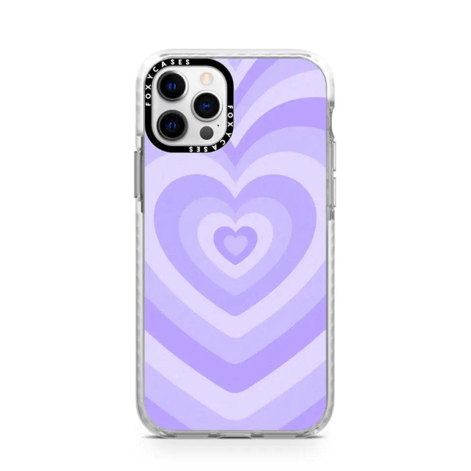 Purple Latte Heart