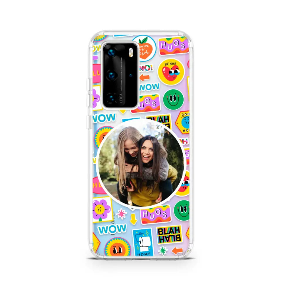 Blah Blah Stickers Con Foto