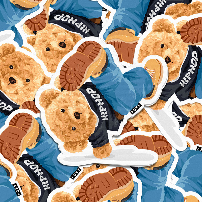 Breakdance Teddy - Sticker