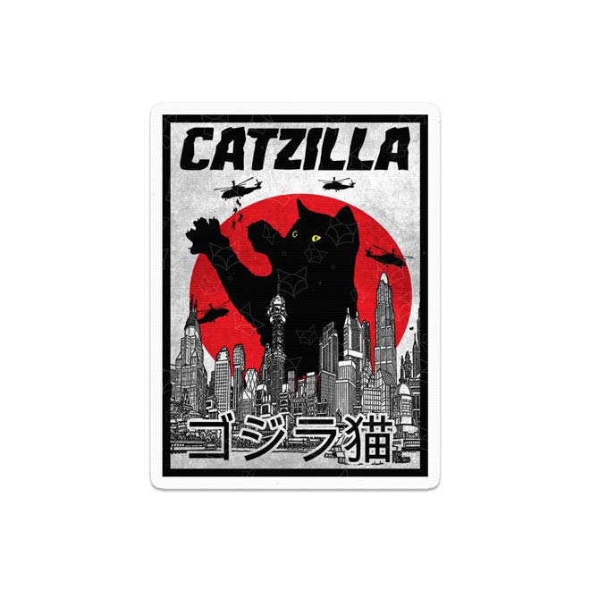 Catzilla - Sticker