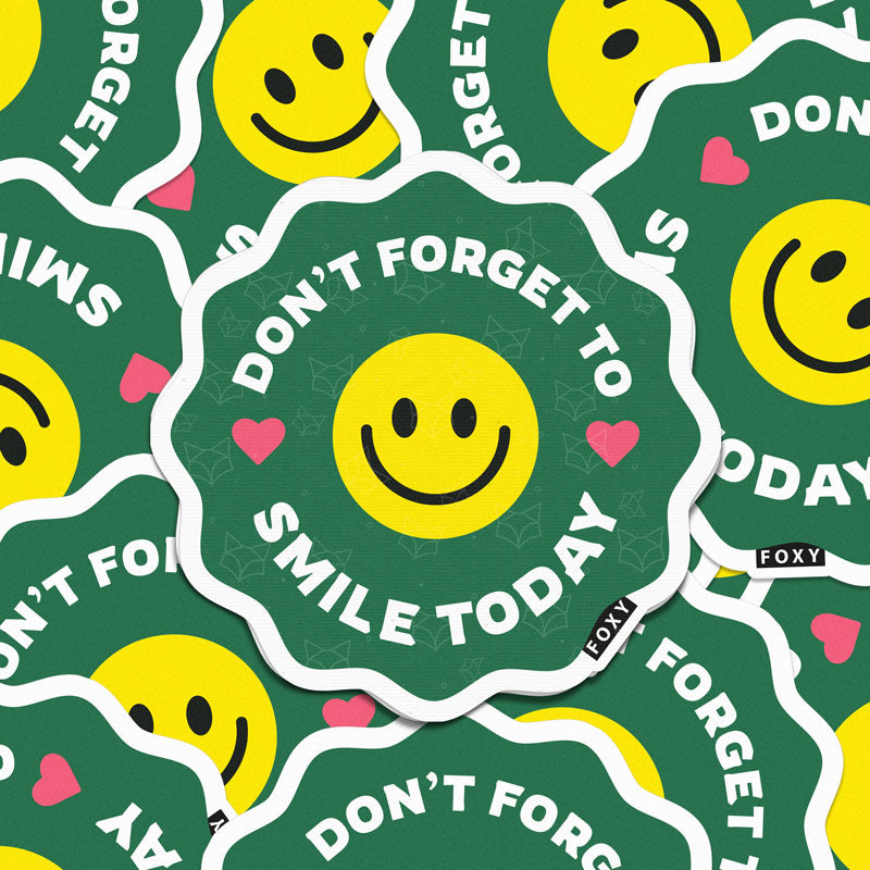 Don't Forget To Smile - Sticker