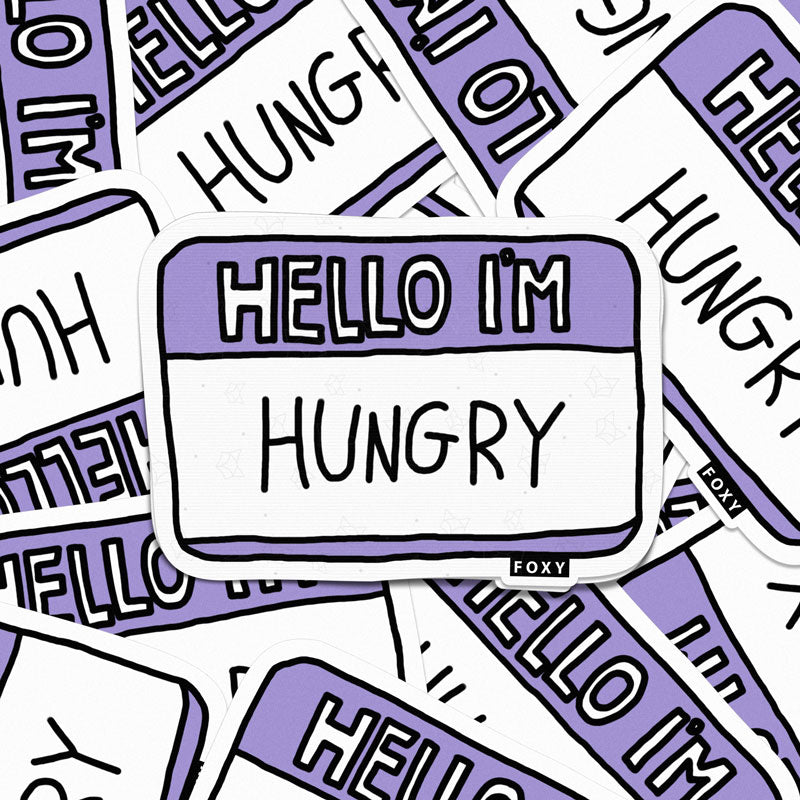 Hello I'm Hungry - Sticker