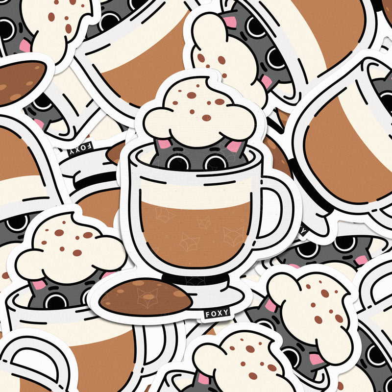 Latte Cat - Sticker