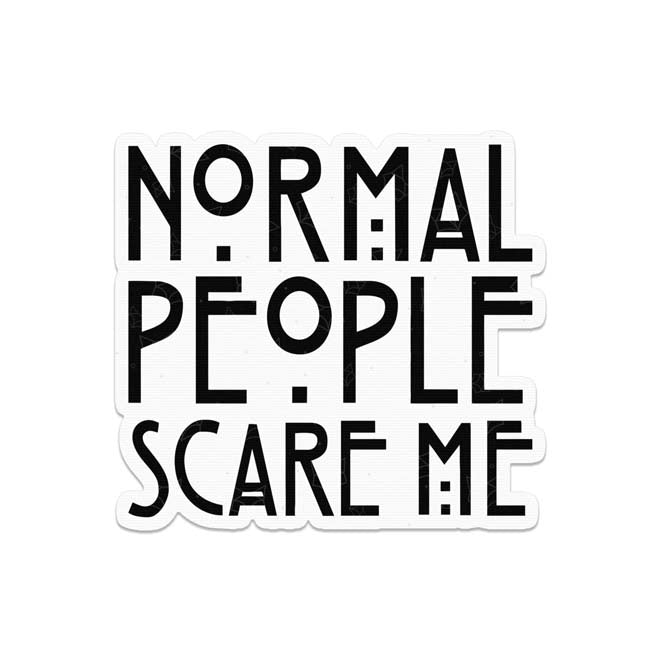 Normal People Scare Me Persone Normali Mi Fanno Paura Maglietta Normal People Scare Me Persone Normali Mi Fanno Paura Maglietta