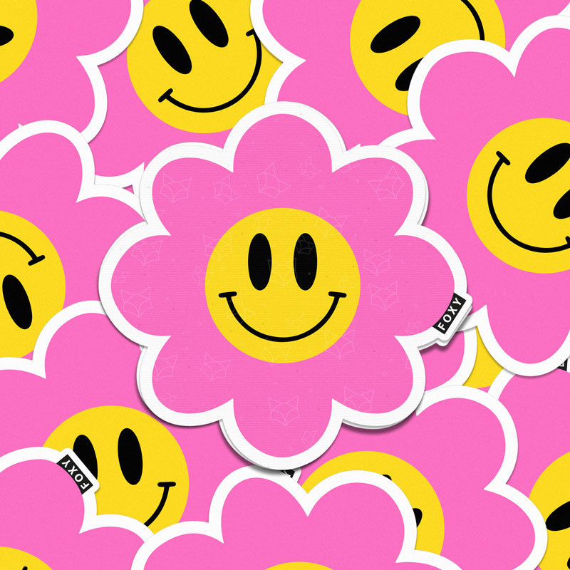 Pink Daisy Sticker Pink Daisy - Sticker