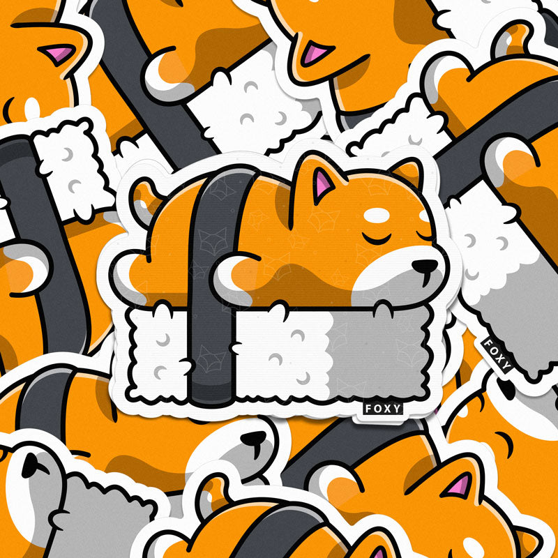 Shiba Sushi - Sticker