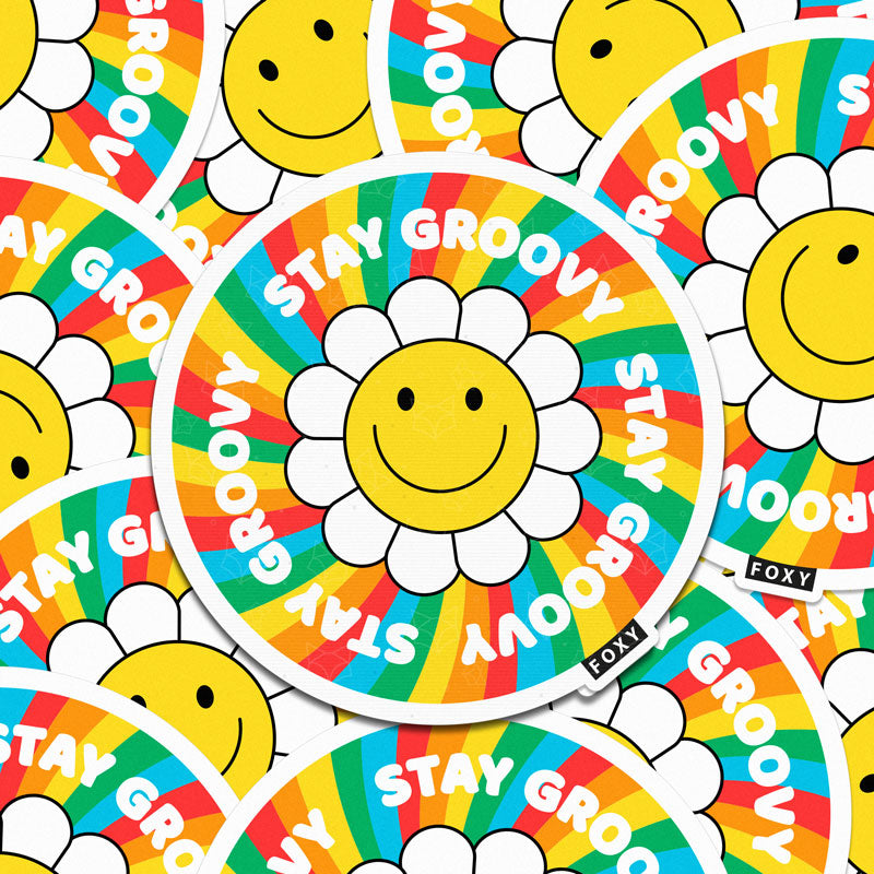 Stay Groovy - Sticker